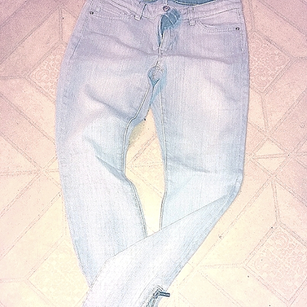 Michael kors bottom zip gray jeans